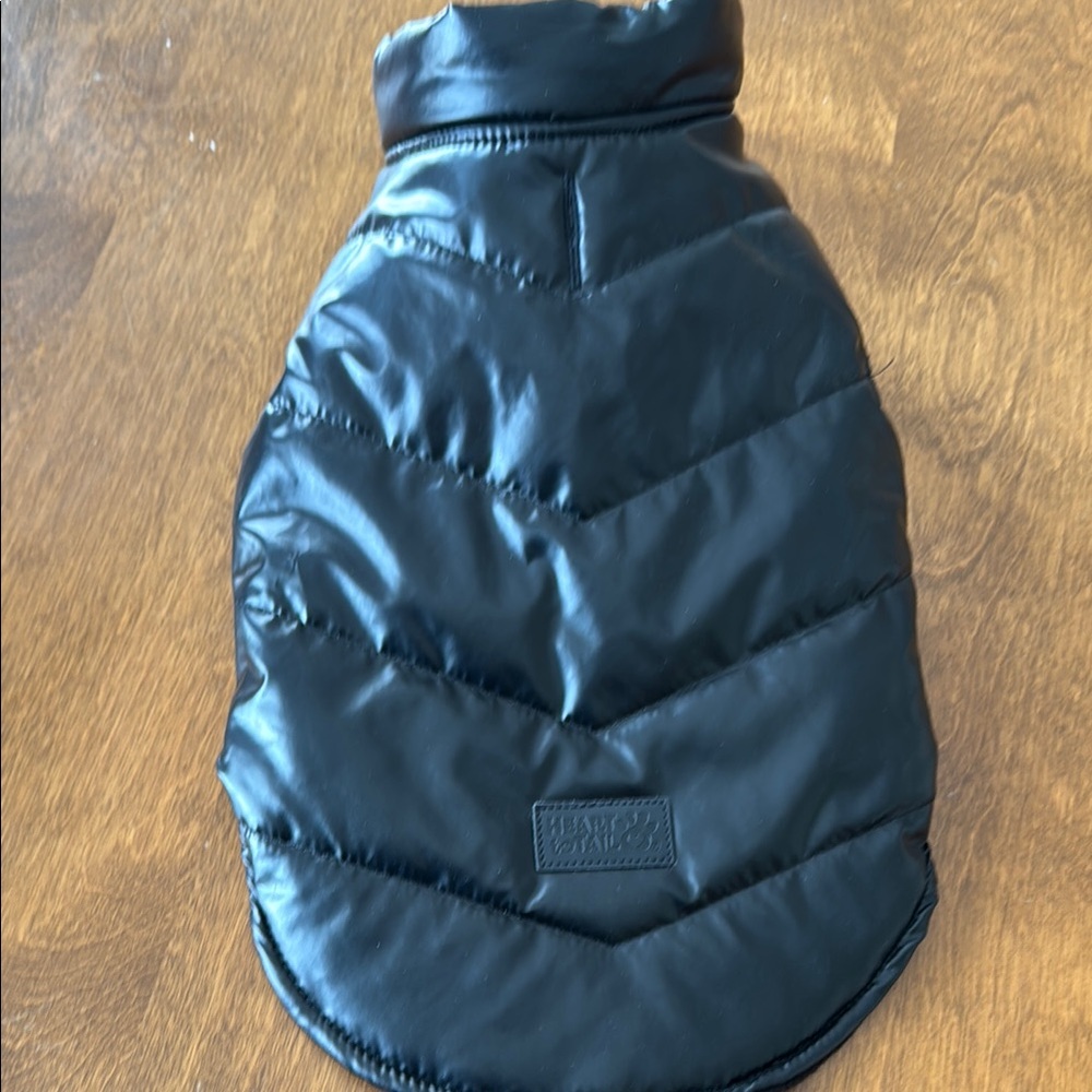 Heart to Tail Black Quilted Puffer  Dog Vest/jacket